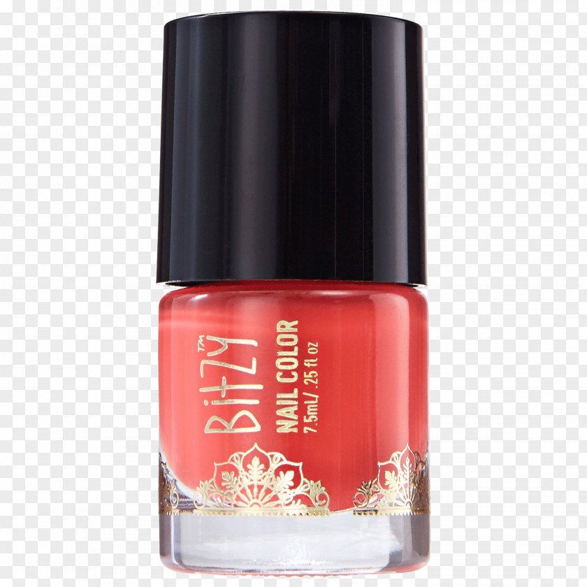 Beauty Nail Polish Red Color Art PNG
