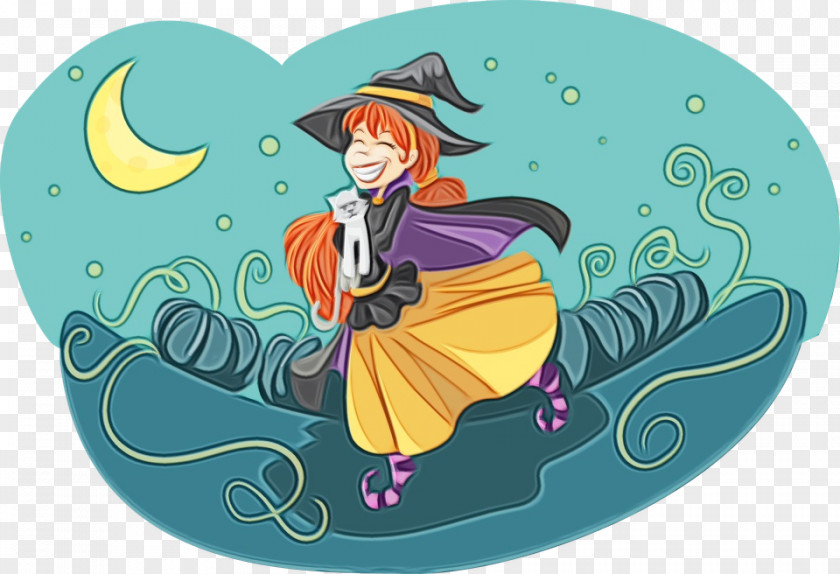 Cartoon Little Witches Witch PNG