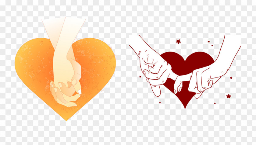 Hand Heart Valentine's Day Love PNG