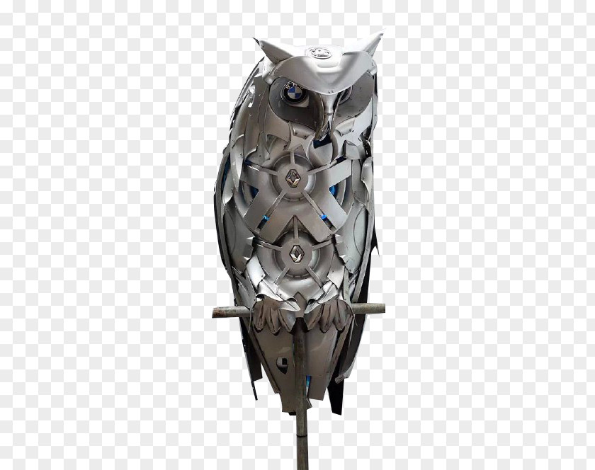 Mechanical Owl Car Sculpture Artist Work Of Art PNG