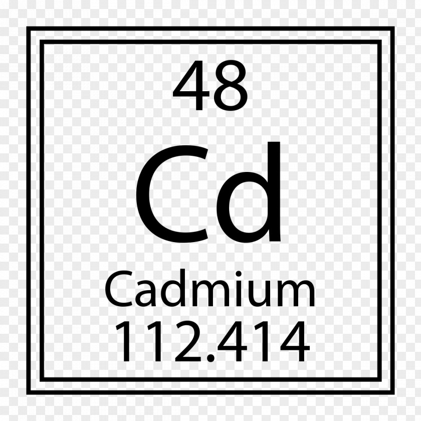 Periodic Table Cadmium Symbol Chemical Element Lead PNG