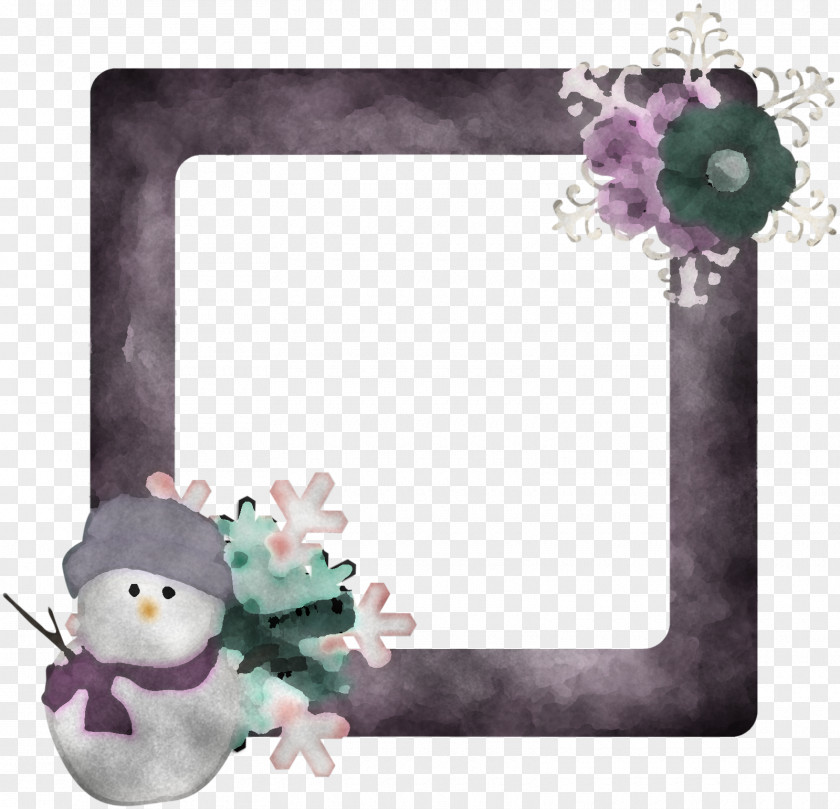 Christmas Frame Border Decor PNG