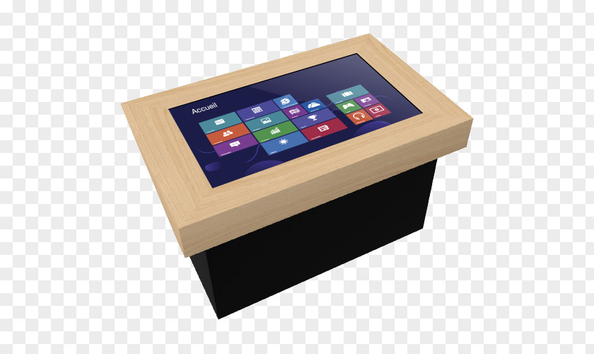 Garden Table Plan Touchscreen Display Device Unilom Multimedia PNG