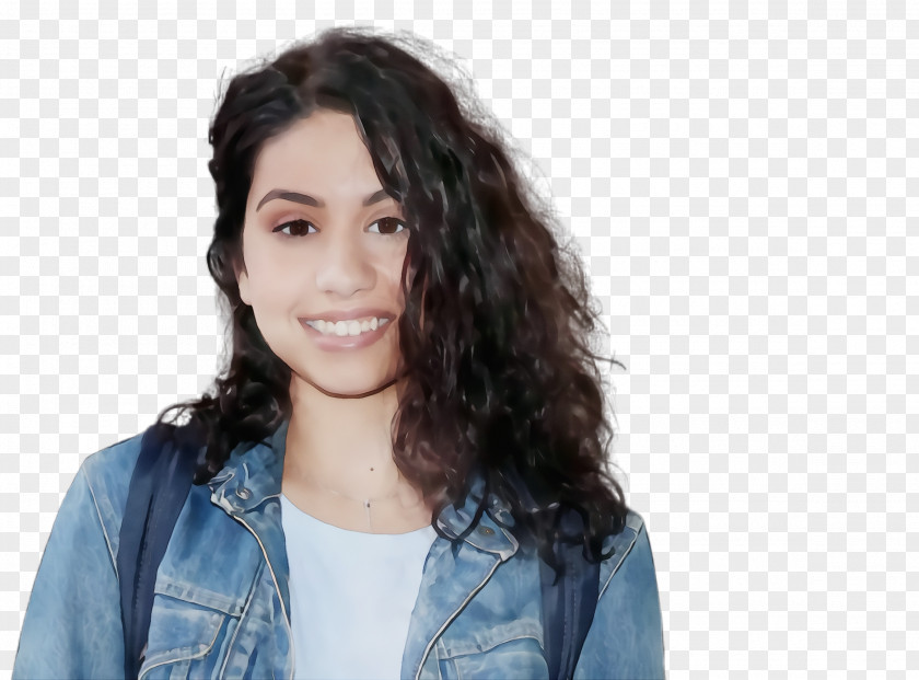 Gesture Feathered Hair Alessia Cara Long Coloring Styling Products PNG