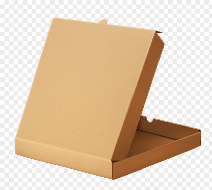 Open The Pizza Box Cardboard PNG
