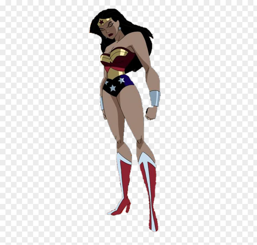 Wonder Woman Cartoon Superhero DC Comics PNG