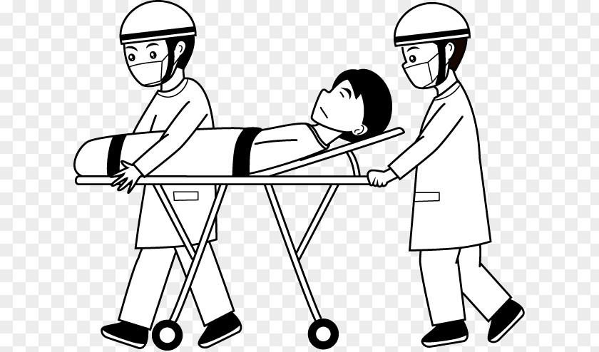 Ambulance Clipart Clip Art Stretcher Patient Image Illustration PNG