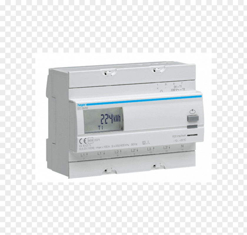 Meting Electricity Meter Kilowatt Hour Three-phase Electric Power Convertidor De Potencia PNG