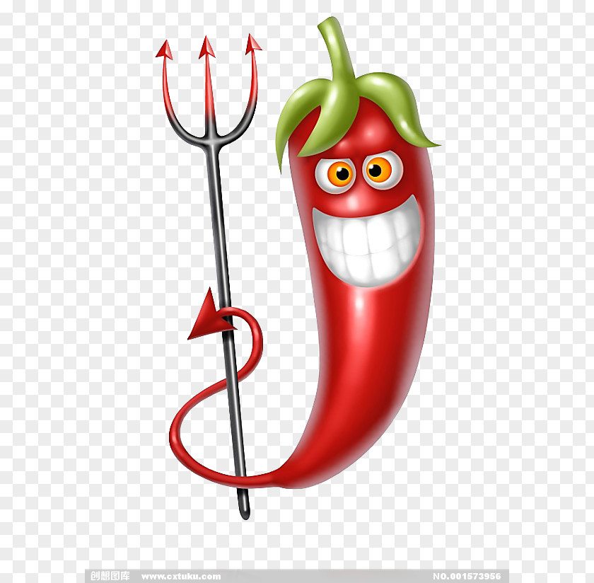 Red Pepper With A Fork Chili Con Carne Bell Clip Art PNG