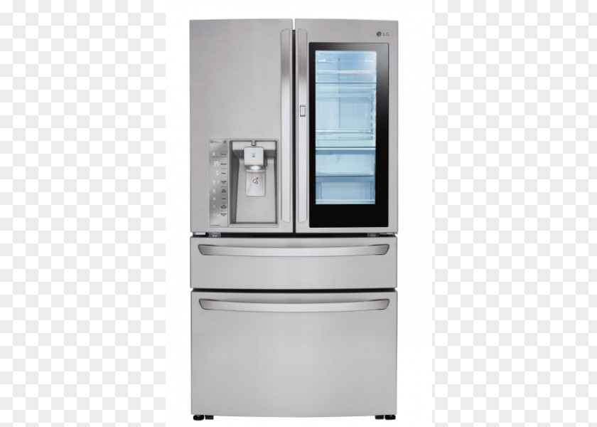Refrigerator Window Home Appliance LG Electronics Door PNG