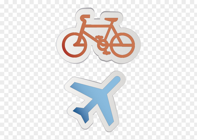 Traffic Signs Cartoon Sticker Bicycle Sign Cycling Clip Art PNG