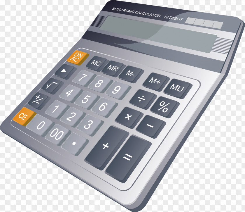 A Calculator Credit Card Finance Investment Bank PNG