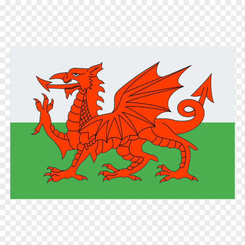 Odds Flag Of Wales Welsh Dragon PNG