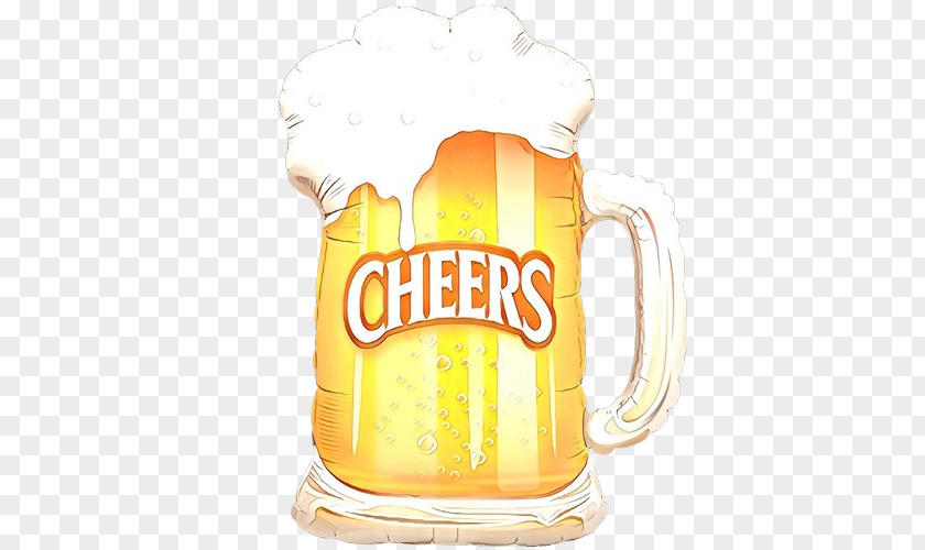 Orange Drink Beer Stein Soft Glasses PNG