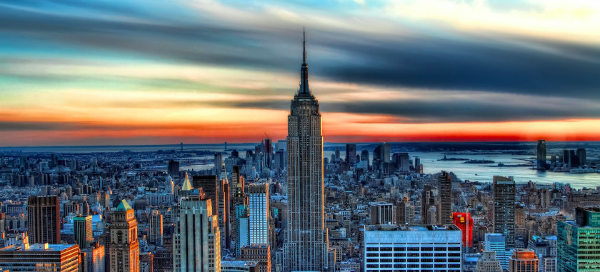 Skyscraper Empire State Building Manhattan 4K Resolution Aspect Ratio Wallpaper PNG