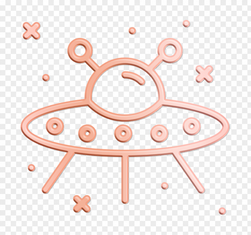 Ufo Icon Alien Space PNG