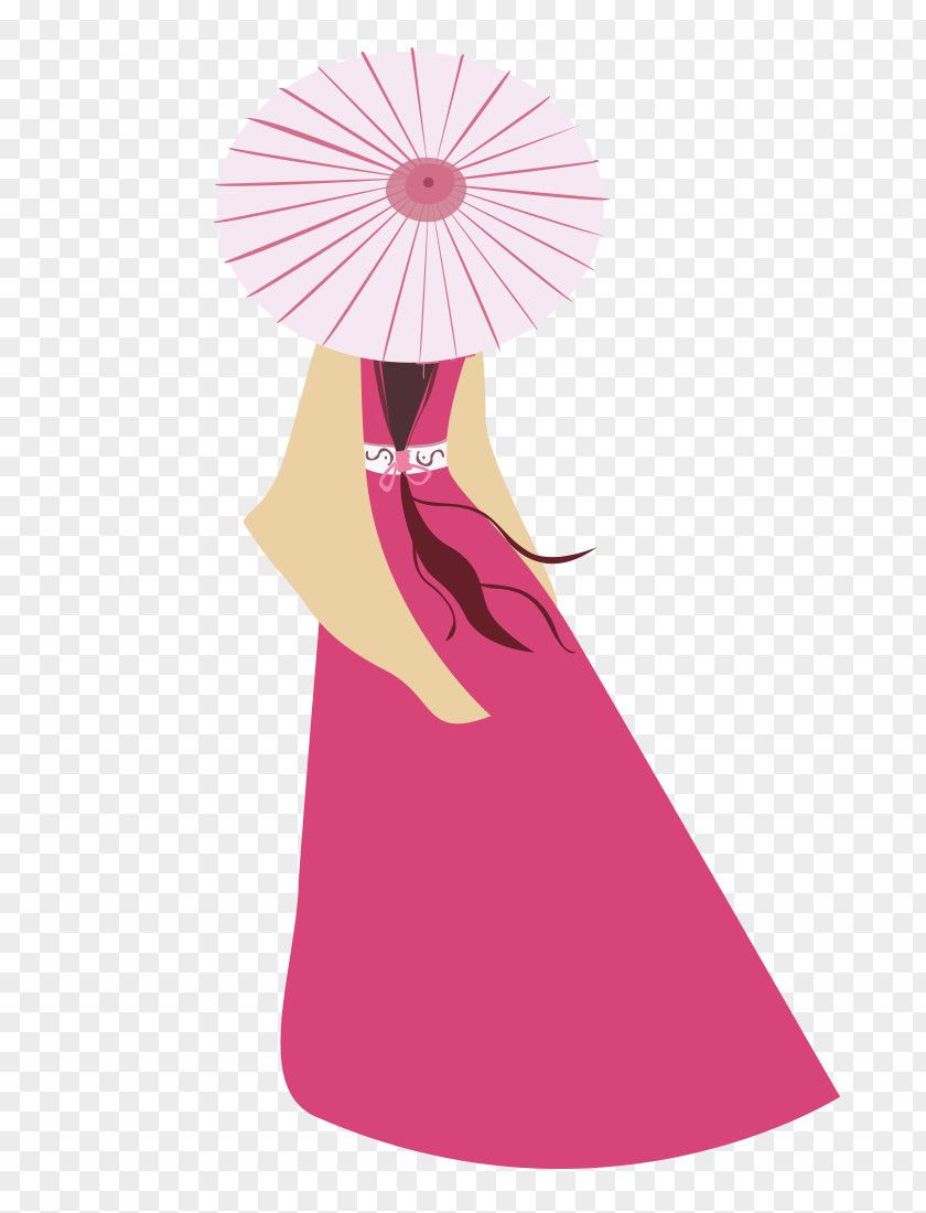 Hand Painted Queen Back Material Clip Art PNG