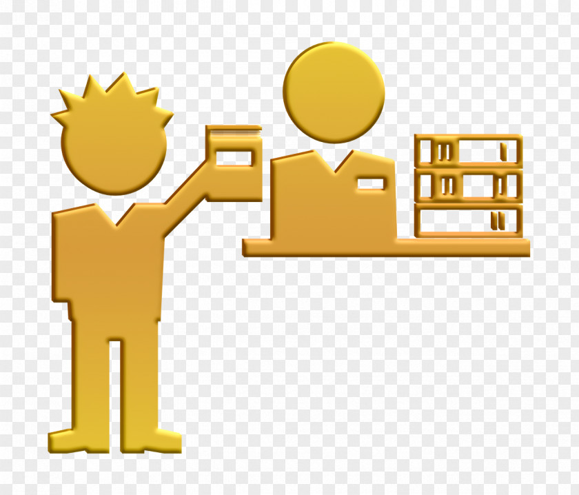 Student In The Library Icon Academic 2 PNG