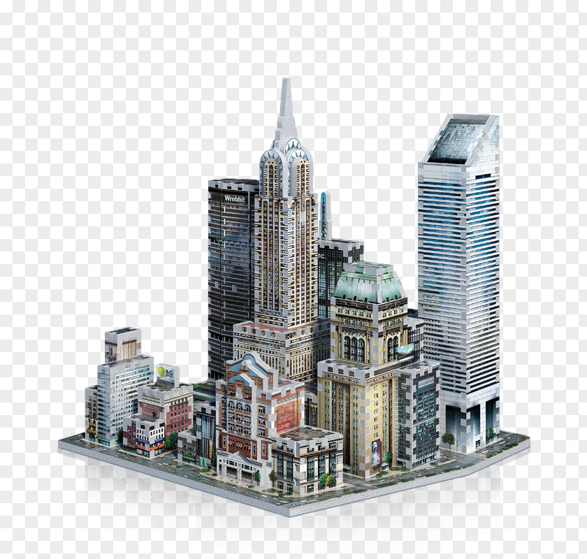 East Grand Avenue Puzz 3D Chrysler Building Jigsaw Puzzles Wrebbit PNG