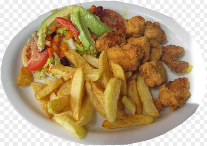 French Fries Chicken And Chips Potato Wedges Food Home PNG