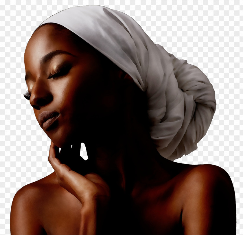 Muscle Mouth Face Skin Head Beauty Turban PNG