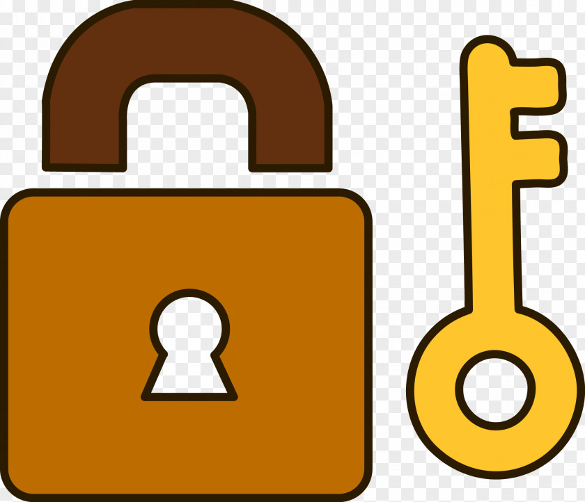 Padlock Key Sign Symbol PNG