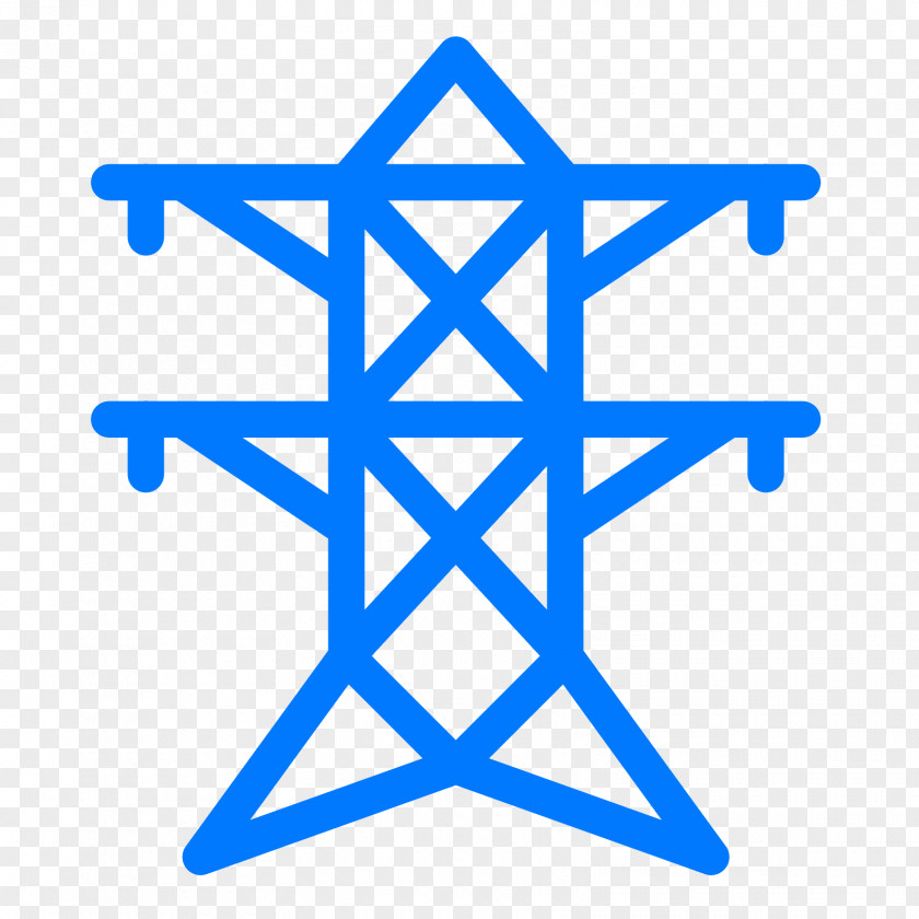 Transmission Tower Electricity Overhead Power Line PNG