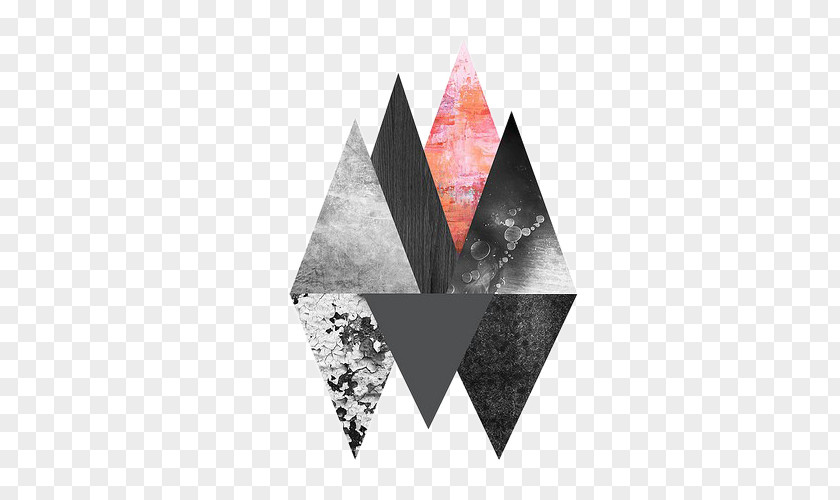 Triangle Abstract Art Image Geometric Abstraction PNG