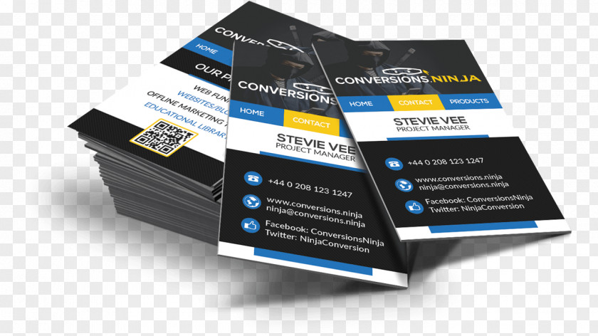 Business Card Mockup Brand Cards Email PNG