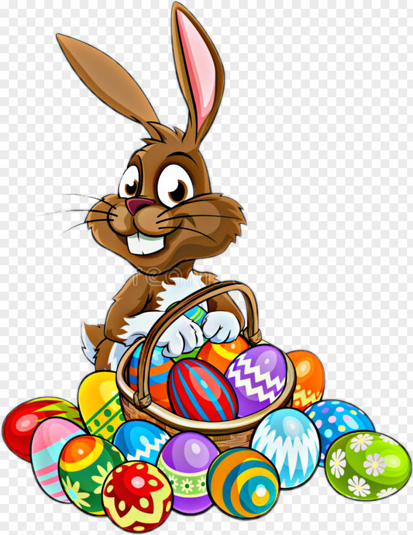 Easter Bunny Egg Hunt PNG