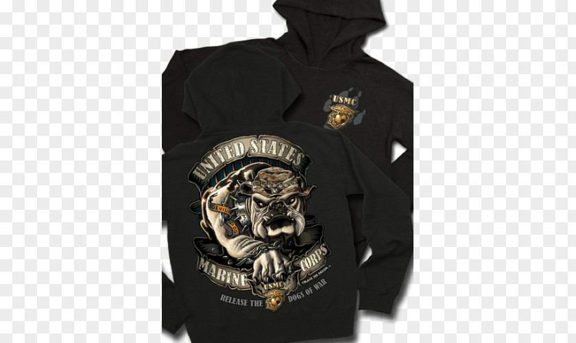 T-shirt Hoodie Bulldog United States Marine Corps PNG