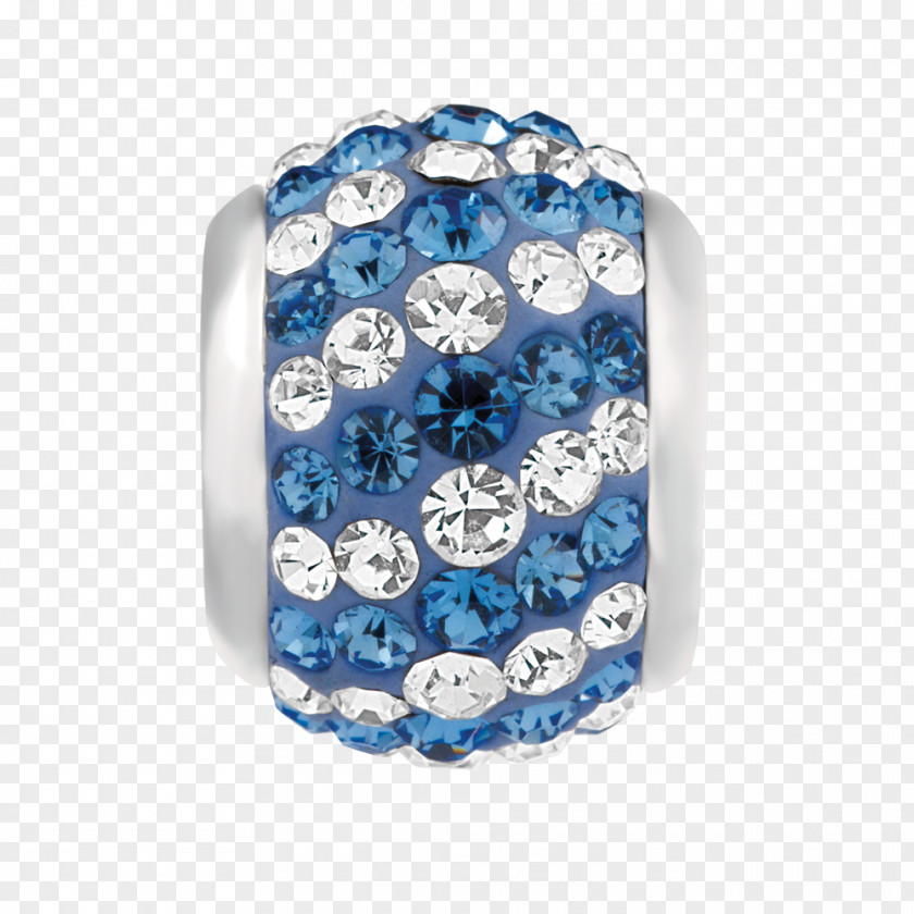 Jewellery Charm Bracelet Blue White Silver PNG