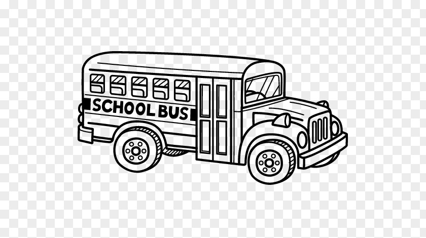 School Bus Drawing Painting PNG