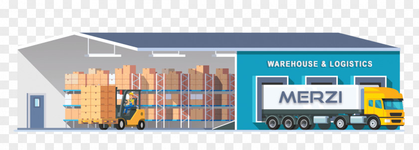 Warehouse Logistics Vector Graphics Illustration Freight Transport PNG