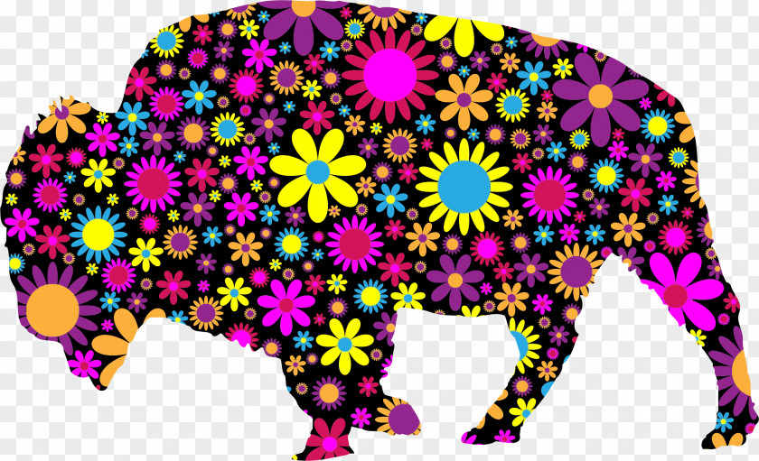 Bison Desktop Wallpaper Flower Clip Art PNG