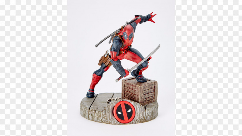 Deadpool Figurine Groot Statue Marvel Comics PNG