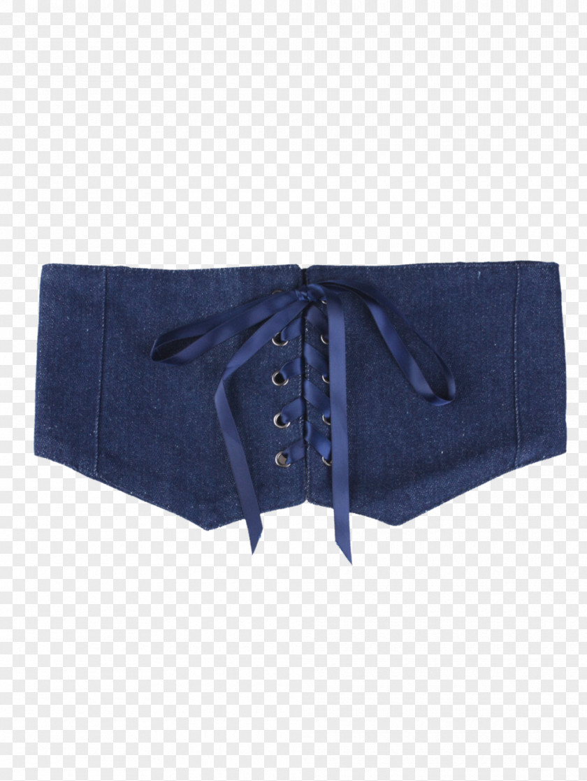 Denim Fabric Jeans Shorts Belt PNG