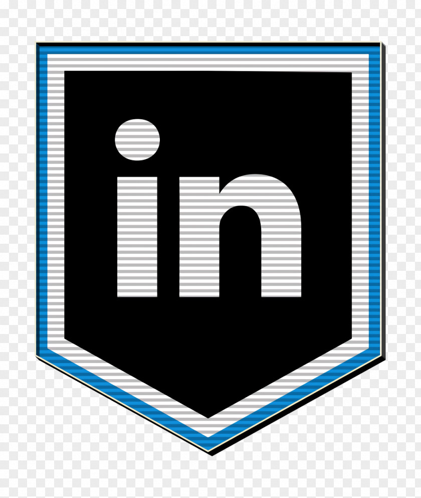 Electric Blue Symbol Linkedin Icon Logo Media PNG