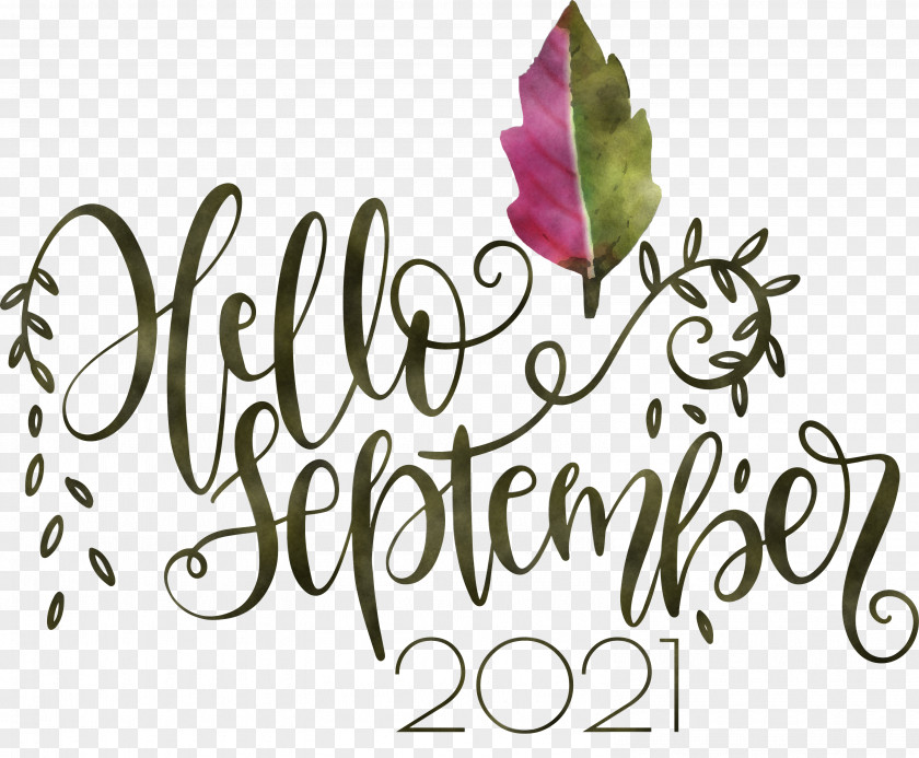 Hello September September PNG