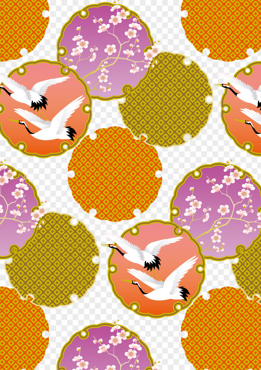 Vector Japanese Pattern Background Material Japan PNG