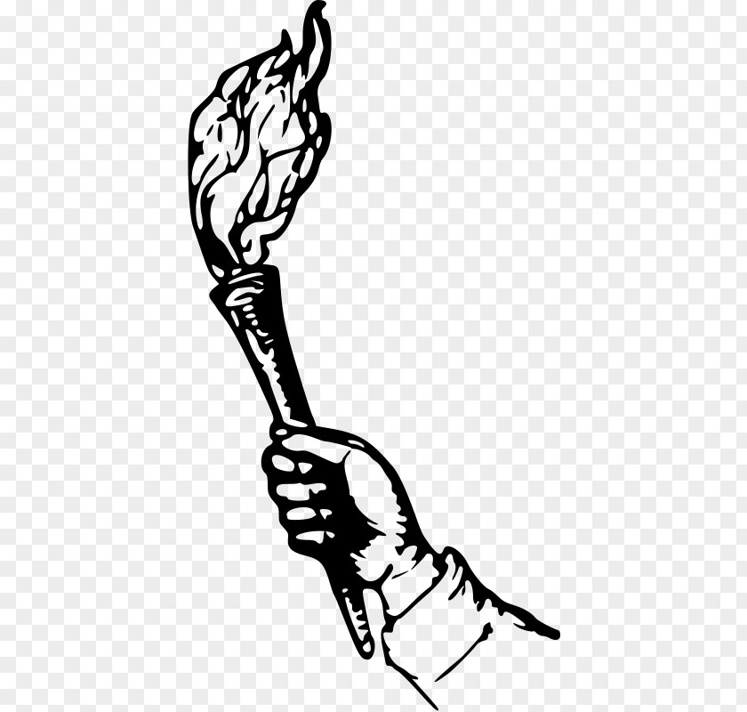 Hand Clip Art Torch Drawing Light PNG