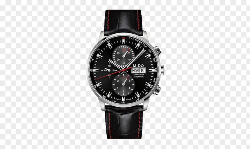 Mido Commander Series Mechanical Male Watch Chronograph Chronometer ETA SA PNG