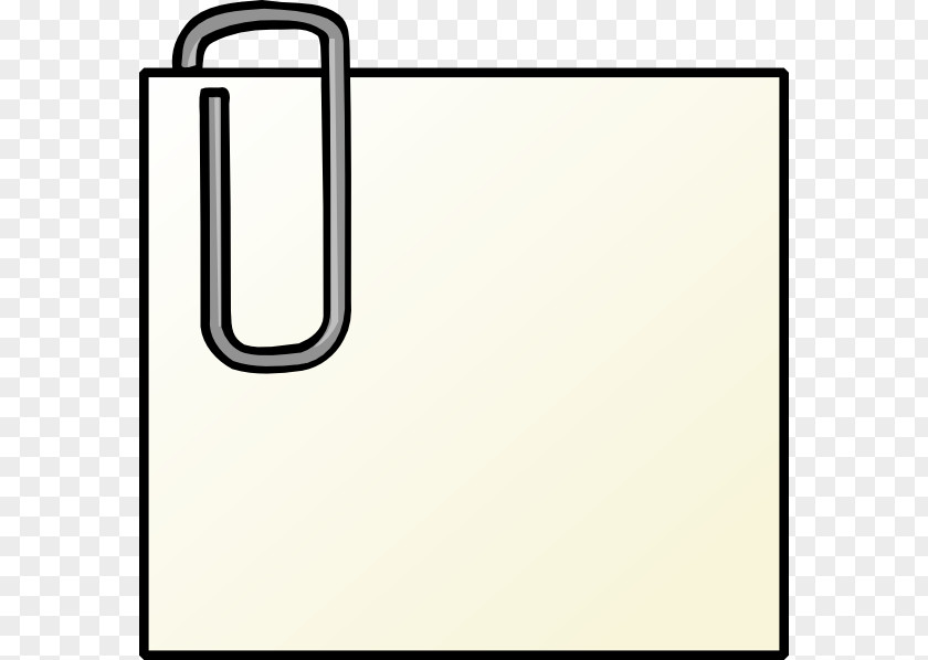 Paperclip Picture Paper Clip Post-it Note Art PNG