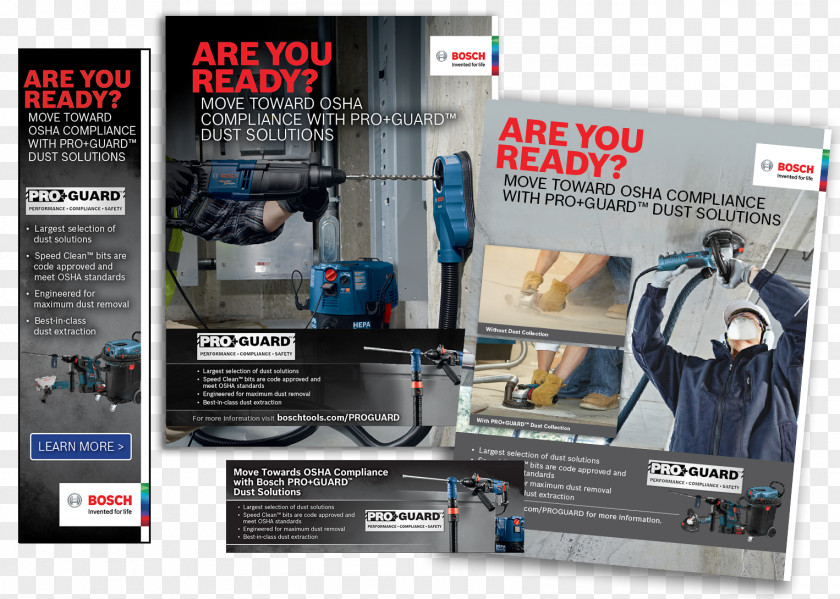 Print Ad Robert Bosch GmbH Concrete Grinder Power Tools Lijadora De Hormigón GBR 15 CAG PNG