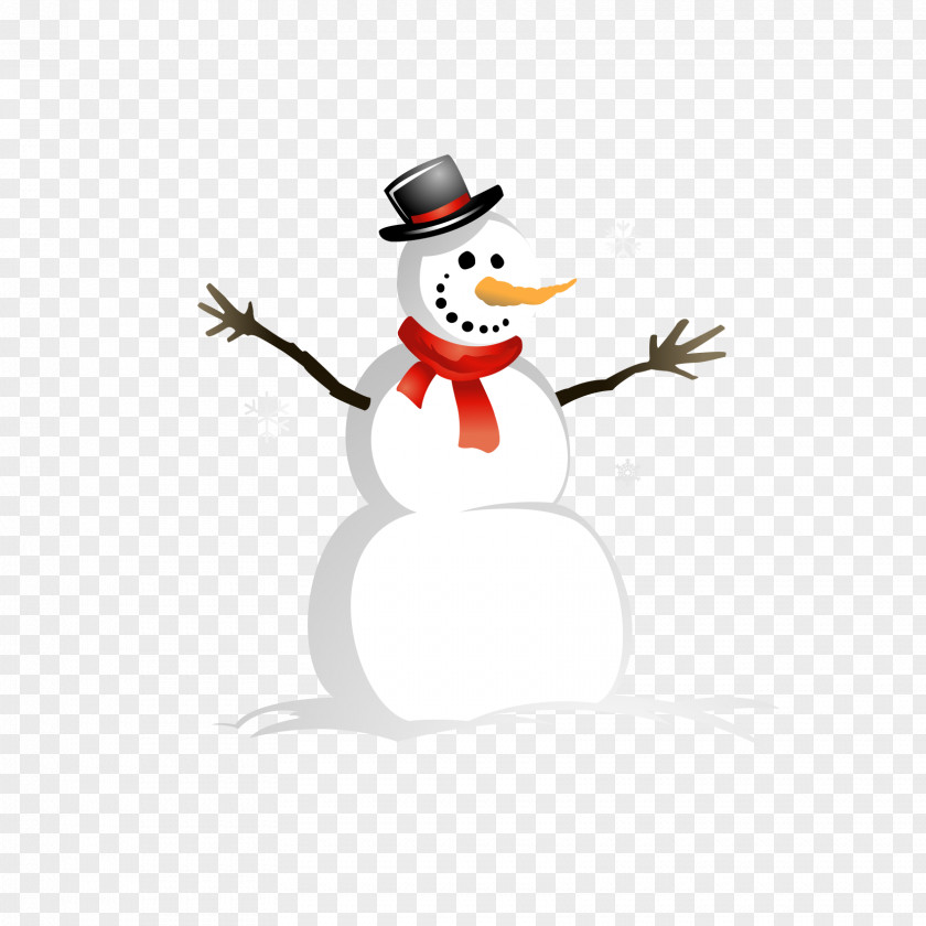 Christmas Snowman Computer File PNG