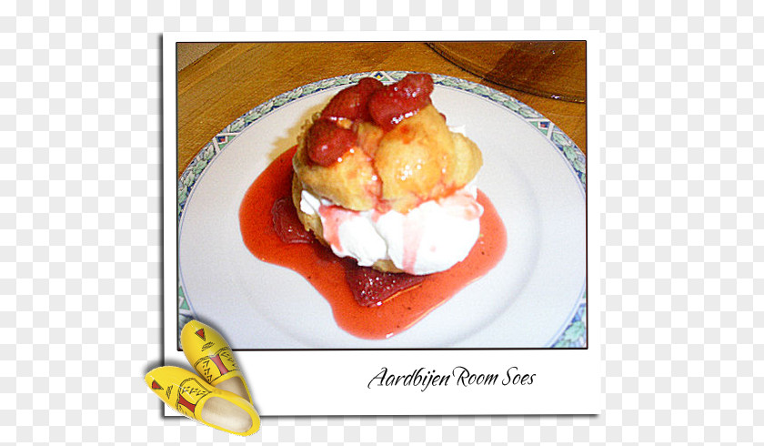 Cream Puff Breakfast Strawberry Frozen Dessert Recipe Dish PNG