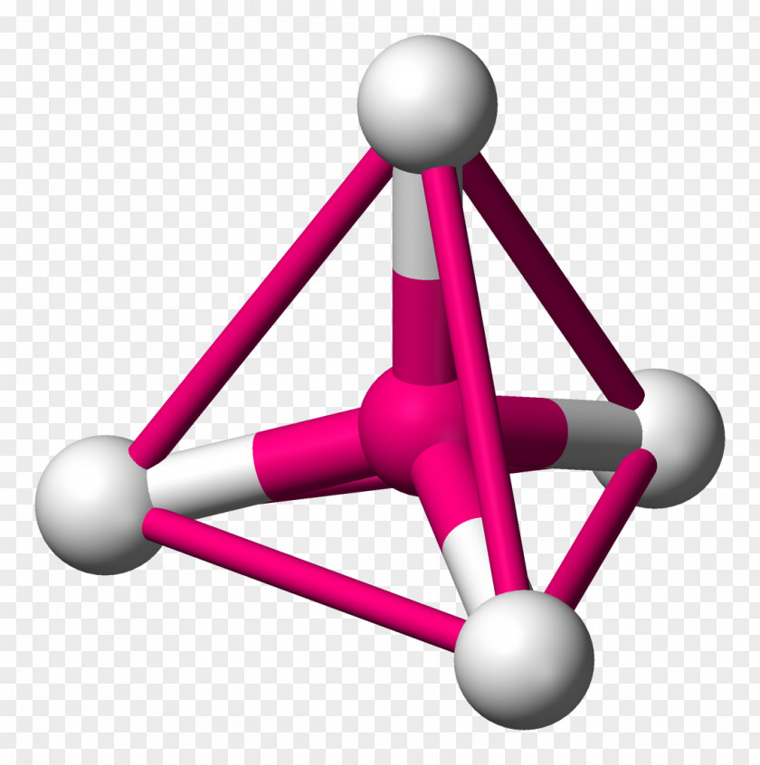 Molecular Chain Tetrahedron Tetrahedral Geometry Molecule Chemistry PNG