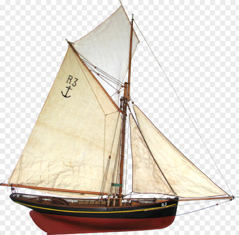 Sail Cutter Sloop Schooner Boat PNG