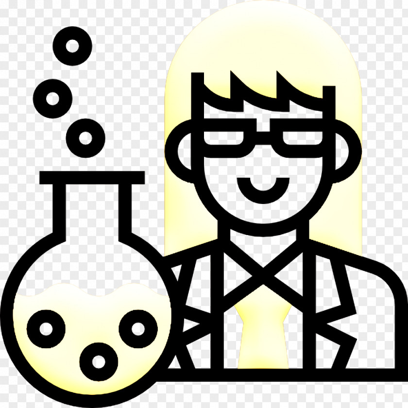 Scientist Icon Stem PNG