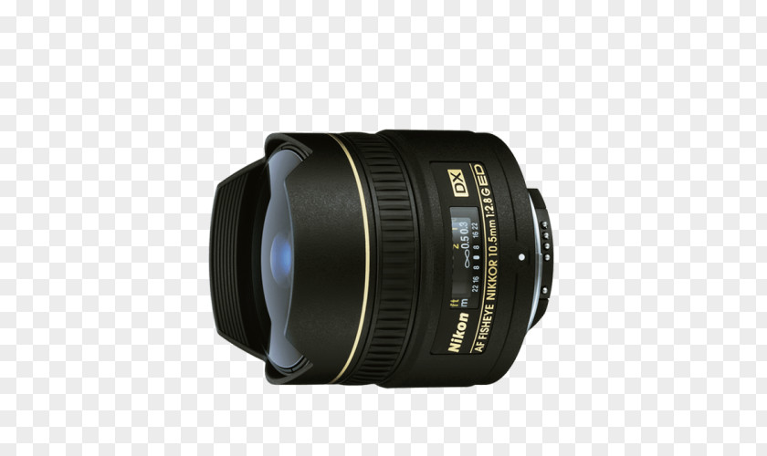 Camera Lens Nikon AF DX Fisheye-Nikkor 10.5mm F/2.8G ED Nikkor 50 Mm F/1.8D Fisheye F/2.8 PNG